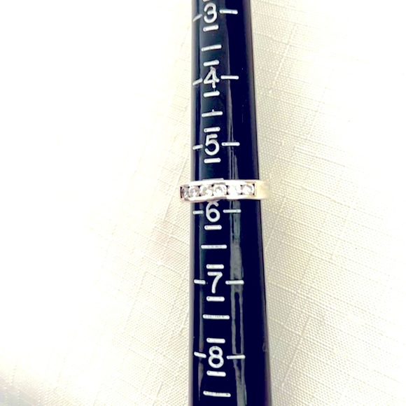 Sterling Silver / 6~CZ / Ring - Picture 10 of 10